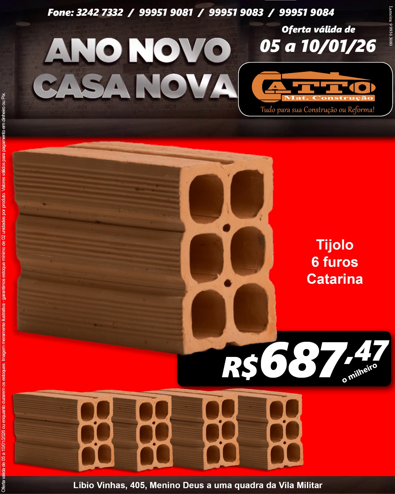 ANO NOVO CASA NOVA CATTO