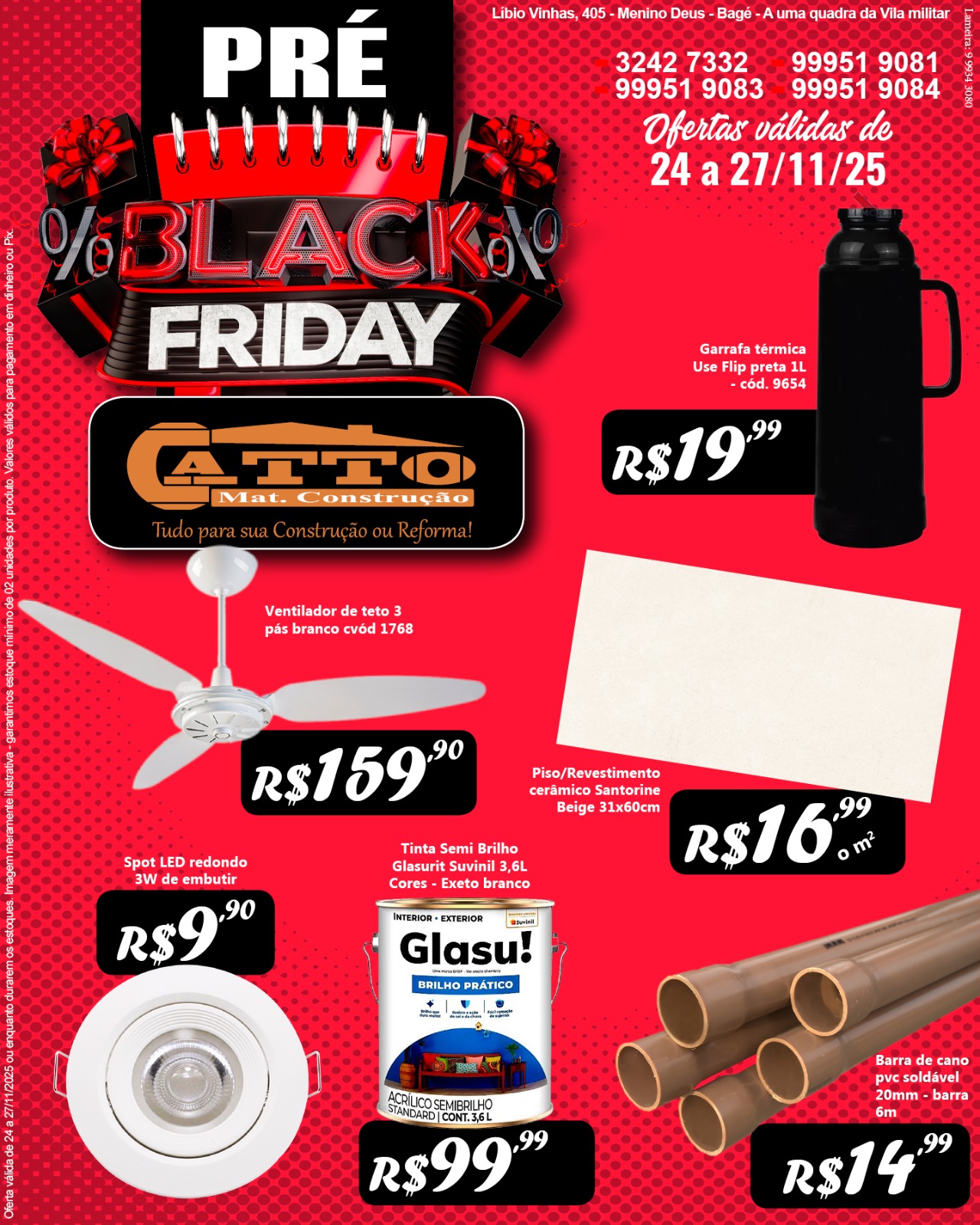 PRE BLACK FRIDAY CATTO