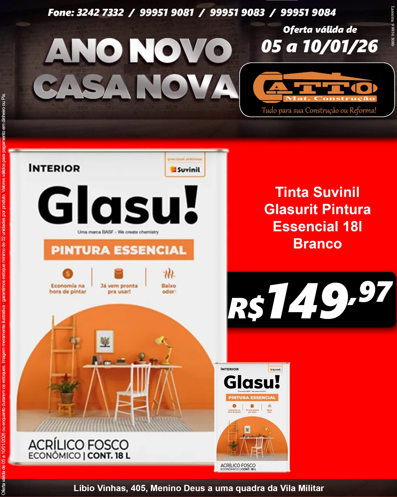 ANO NOVO CASA NOVA CATTO