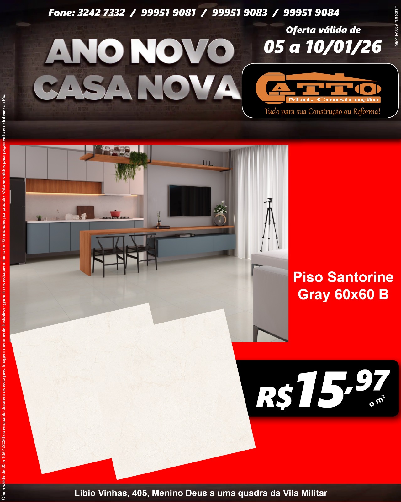 ANO NOVO CASA NOVA CATTO