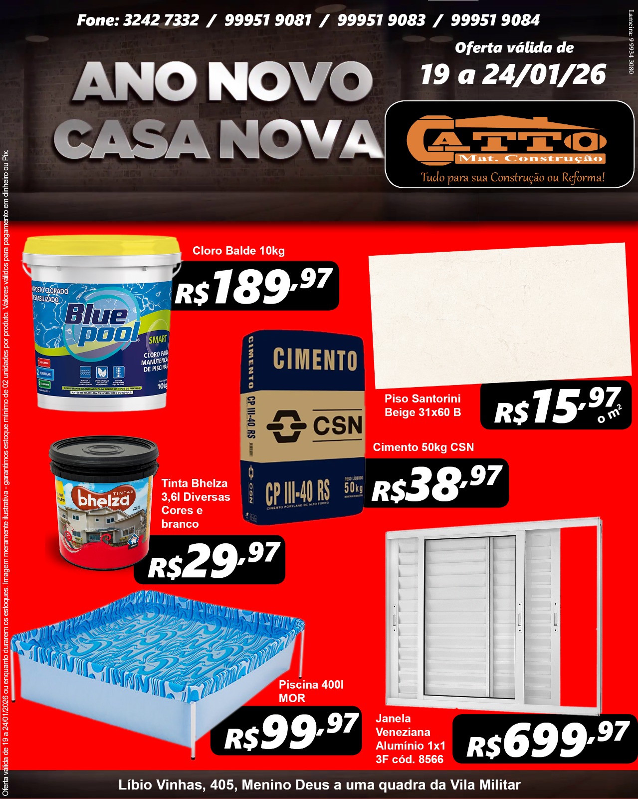 ANO NOVO CASA NOVA CATTO